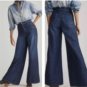 Anthropologie Blue Flare & Wide Leg Jeans (28)